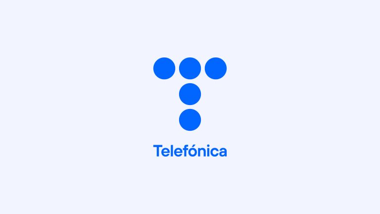 Telefonica Logo Vertical Positivo