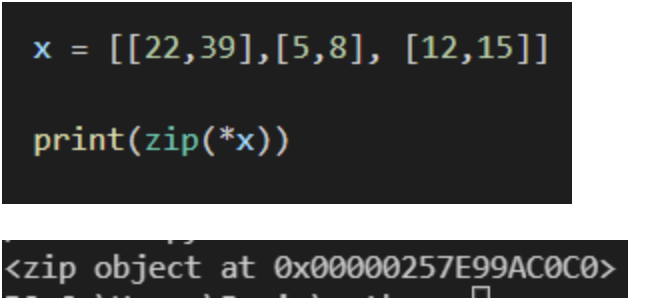 transposicion matriz trucos de python