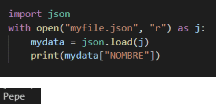 Archivo Json En Python
