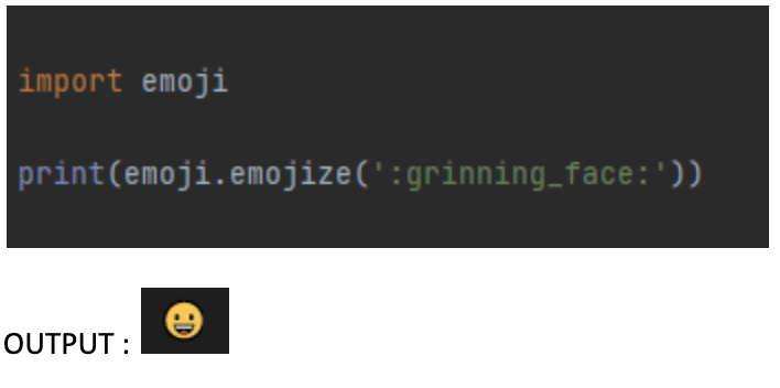 Modulo Emoji Con Python
