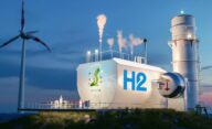 industrial hydrogen fuel facility with wind turbines 1 1