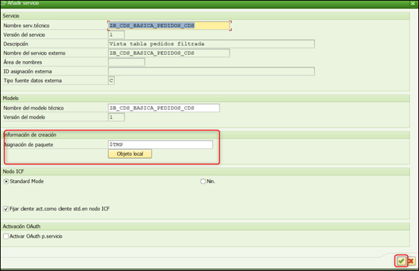 Publicar vistas CDS en SAP 11 image 19
