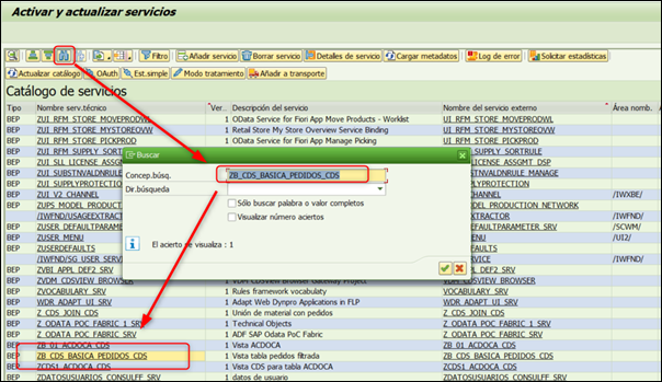 Publicar vistas CDS en SAP 13 image 31