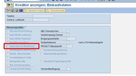 Automatic orders in SAP