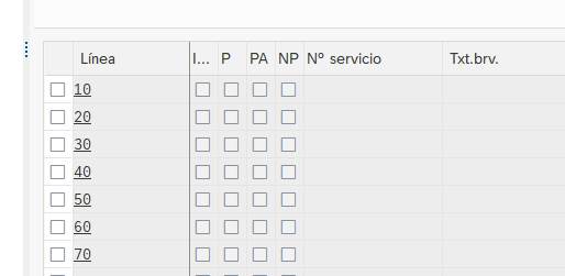 Hoja de Servicio en SAP 7 image 20