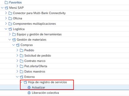 Hoja de Servicio en SAP 2 image 22