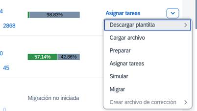 de Excel a SAP
