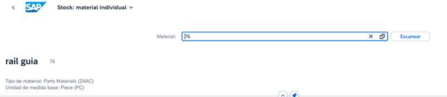 Stock Single Material